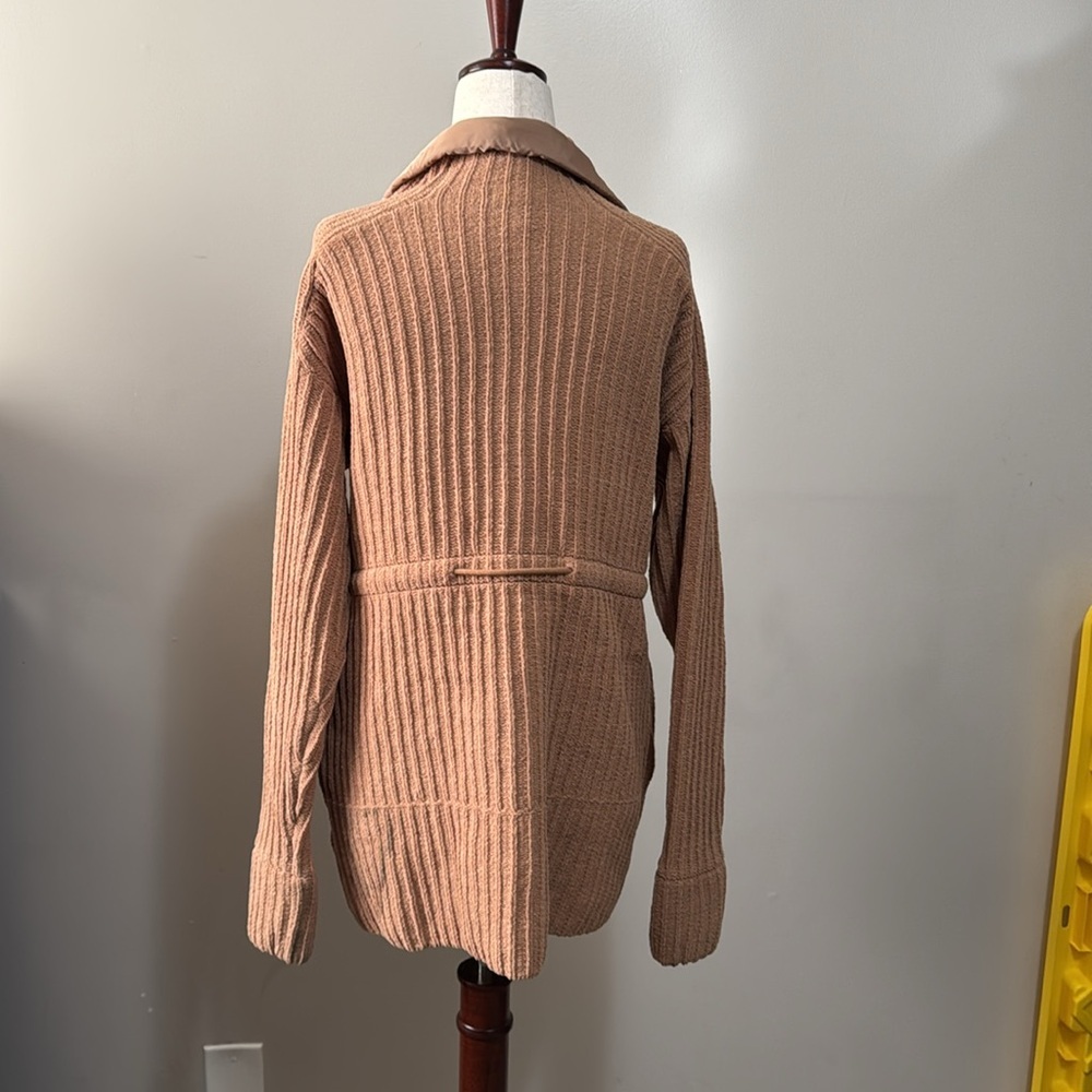 FLX Women's Commuter Sweater Jacket Size XS In Elden Beige - Picture 6 of 15